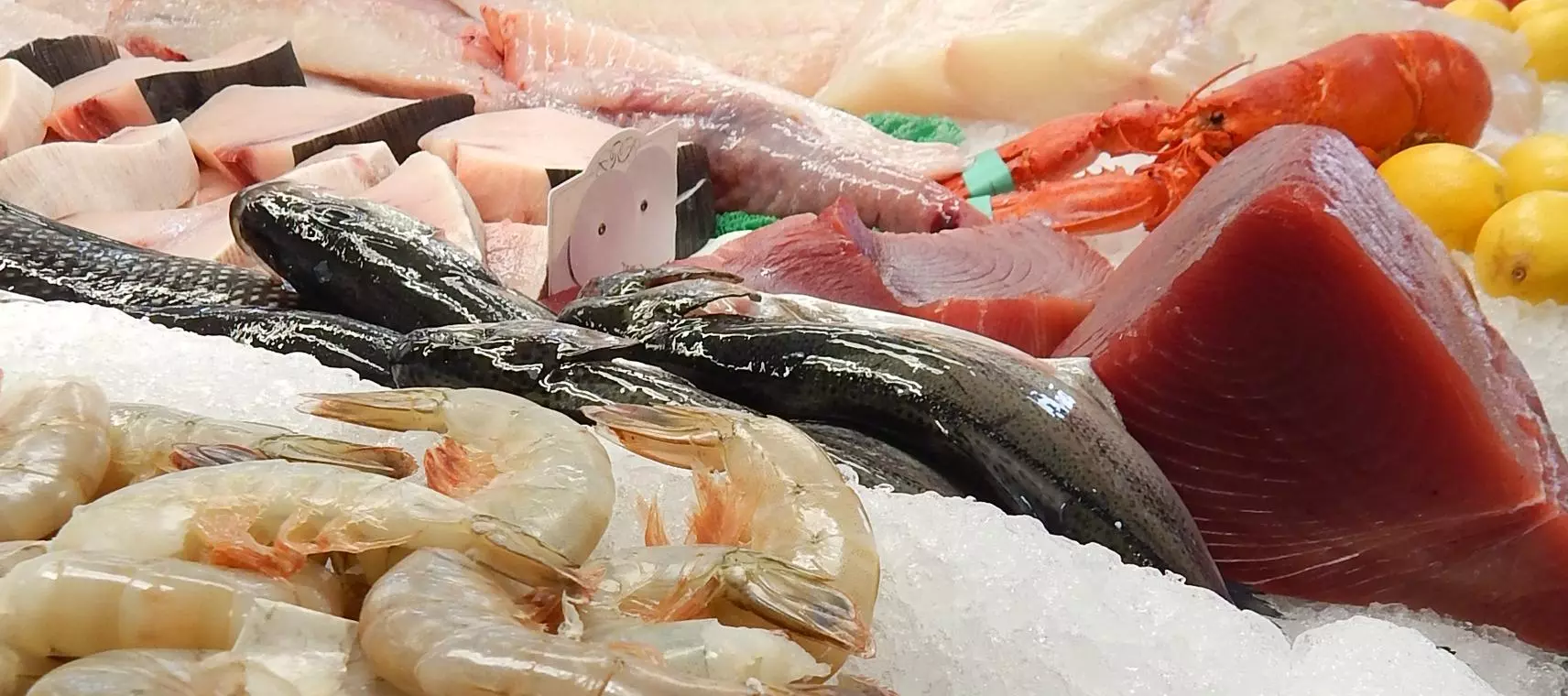 el mercado de pescado y marisco