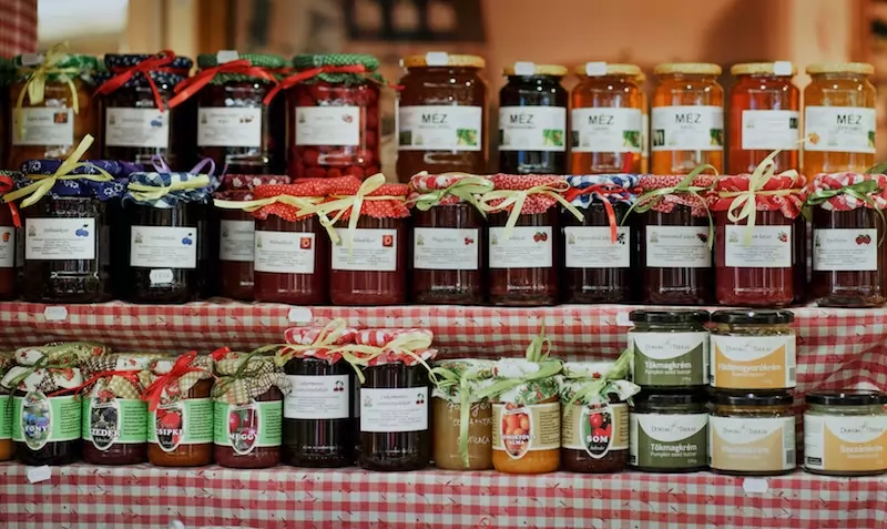 le marché de la confiture