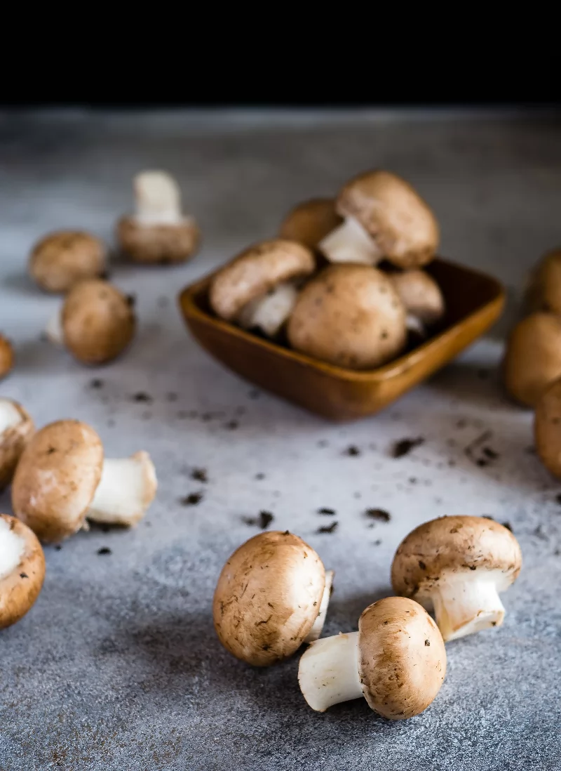 le marché du champignon