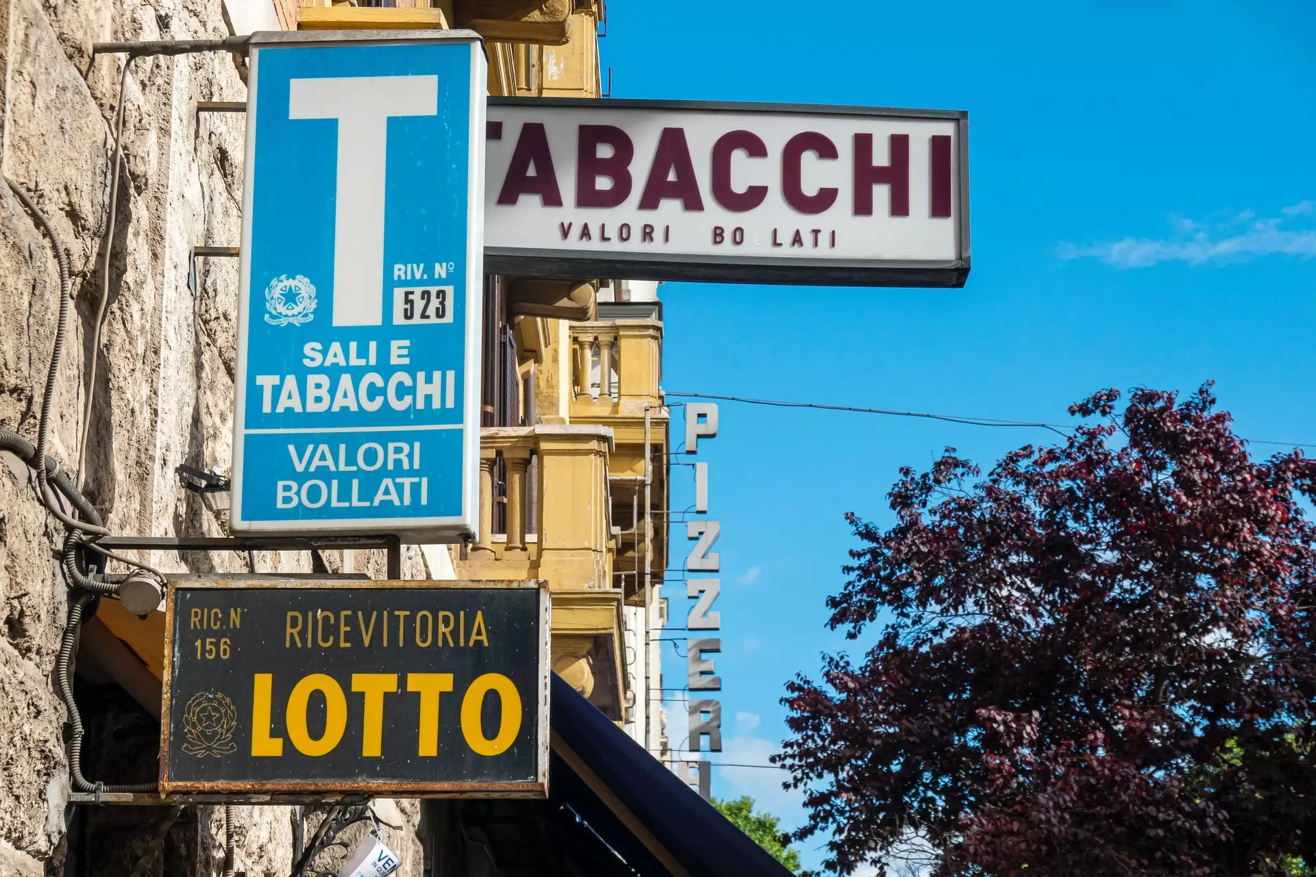 Le marché du tabac - Italie