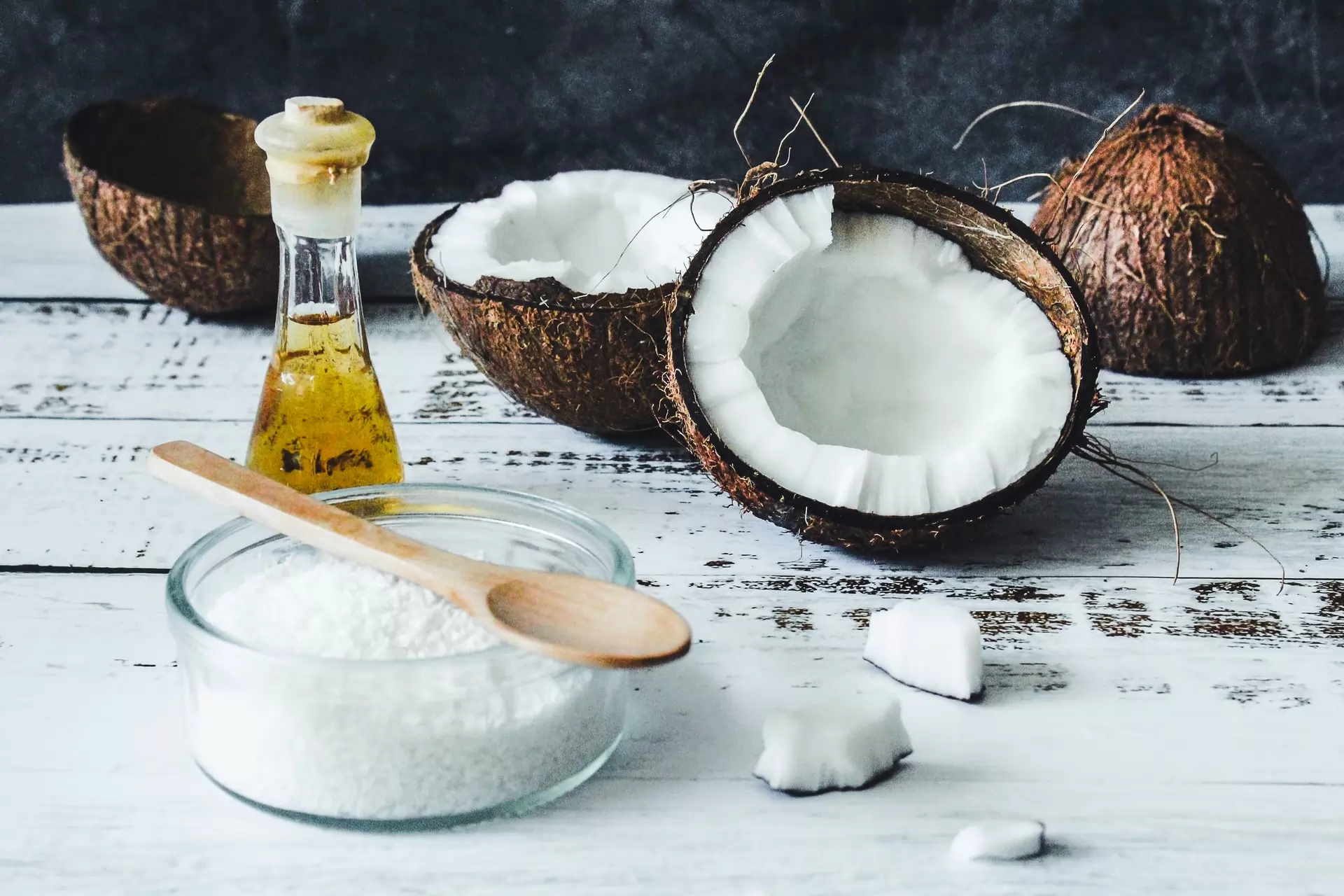 le marché de l'huile de coco bio