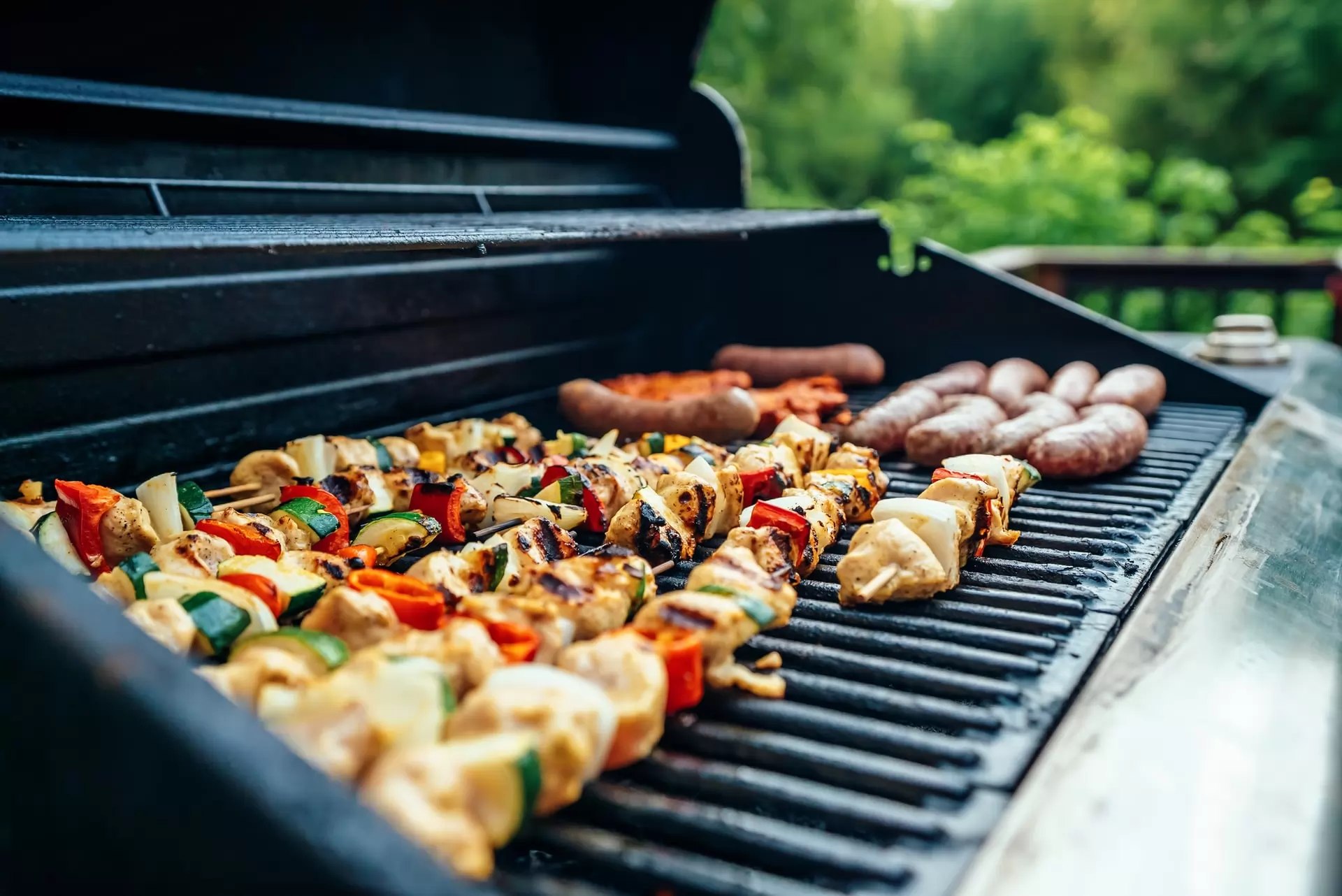 el mercado de la barbacoa y la plancha