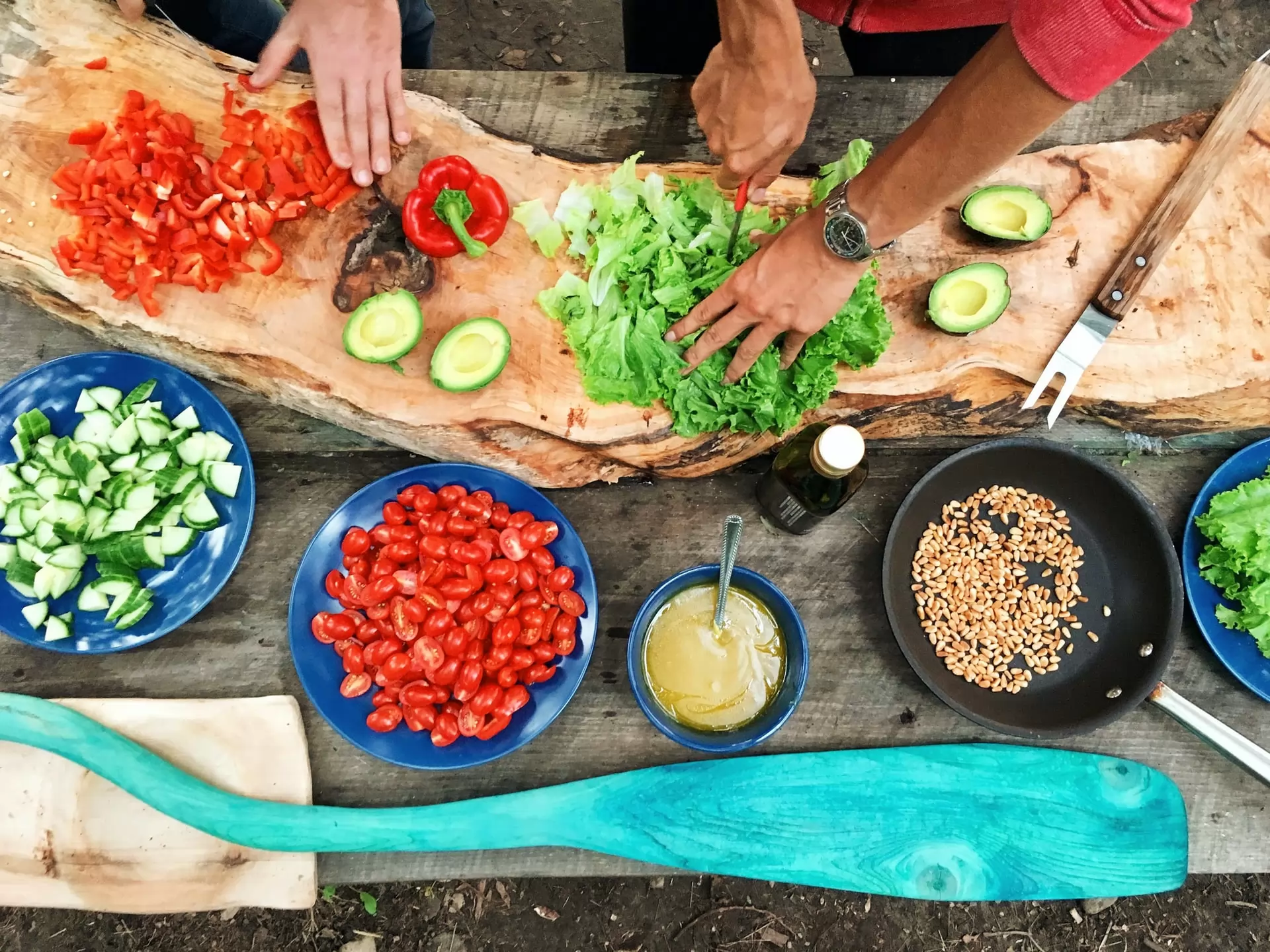 el mercado de la cocina oscura