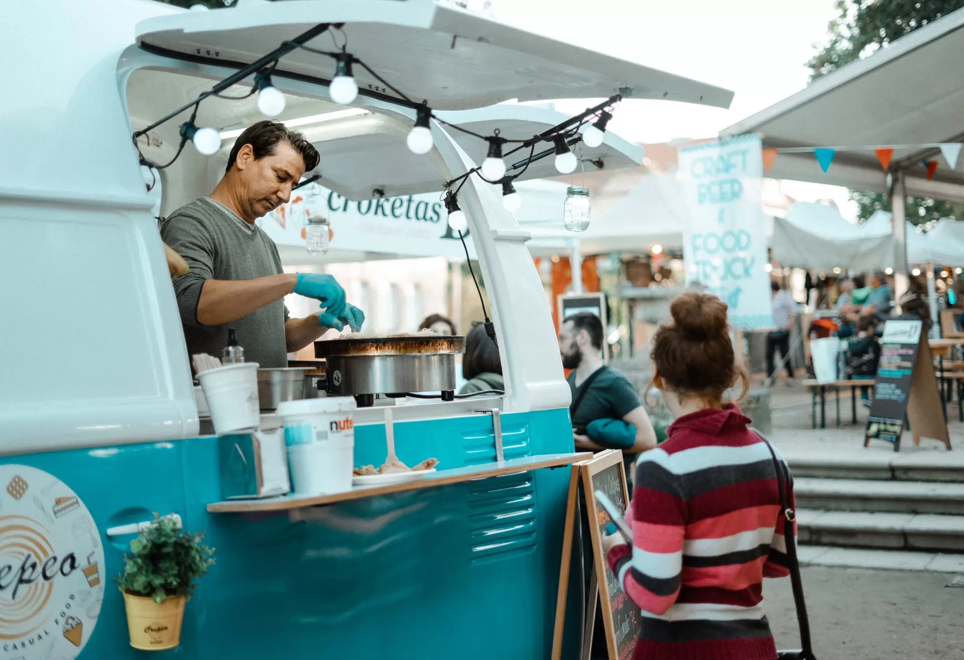 el mercado de los food-trucks