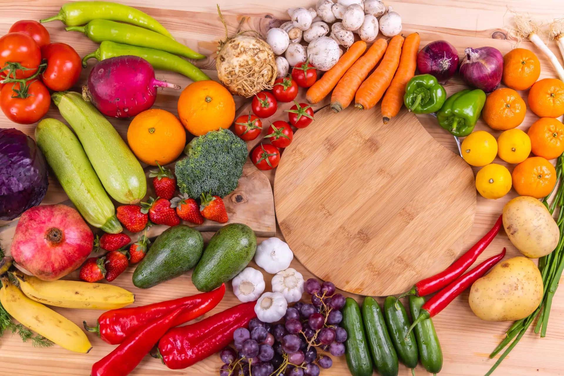 le marché des fruits et légumes bio