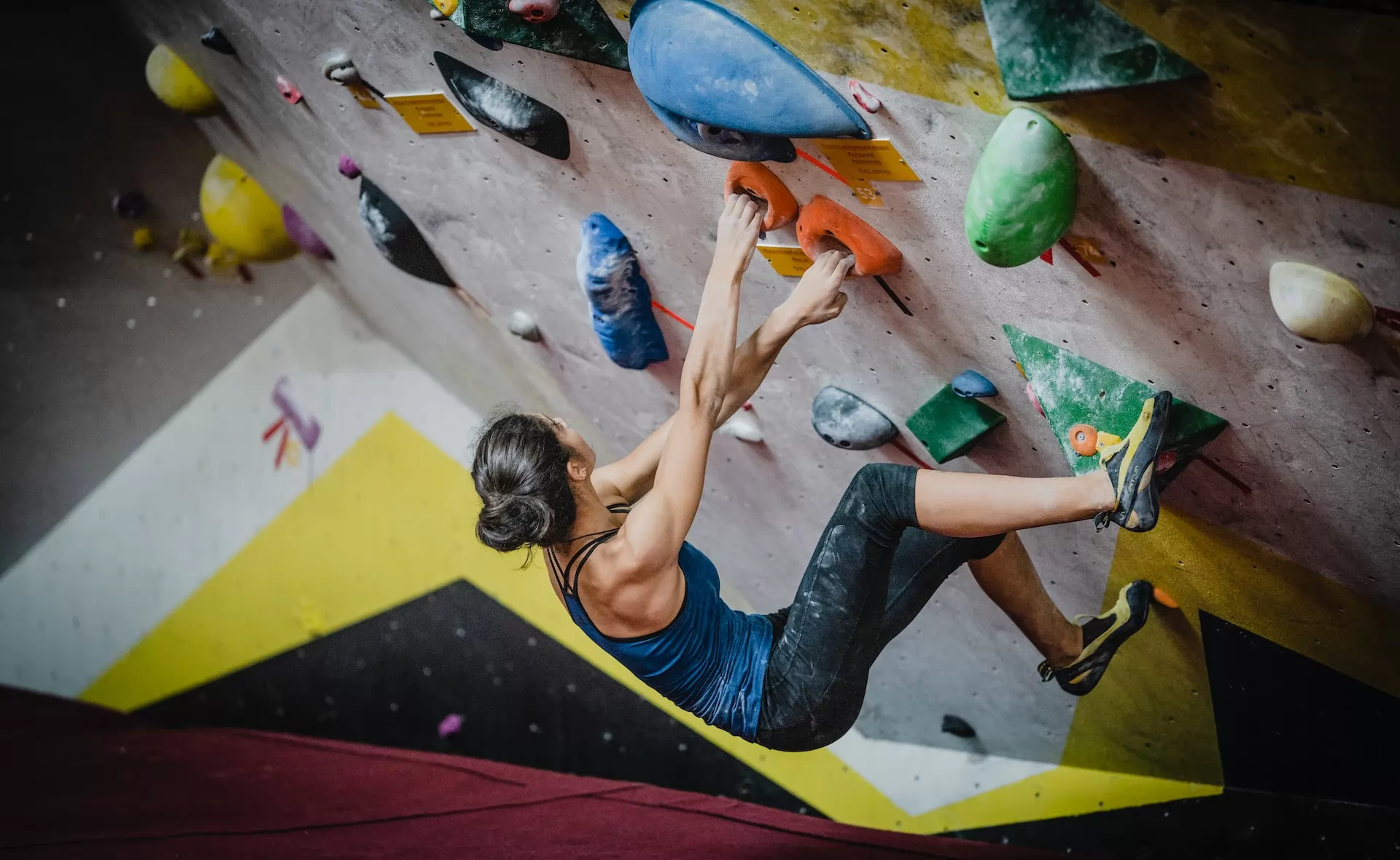 The market of climbing gyms