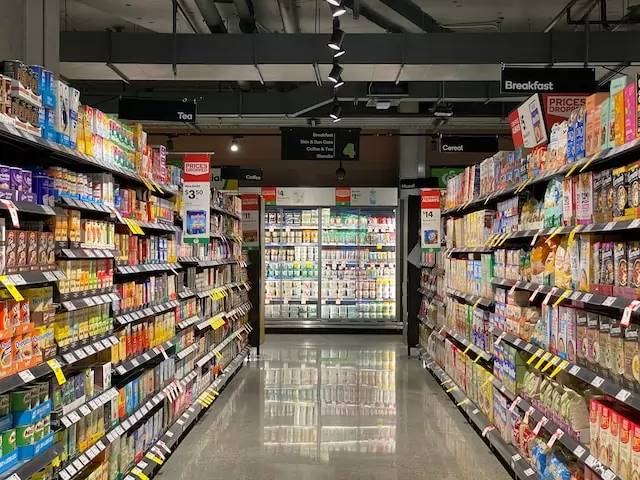 Le marché de la grande distribution alimentaire