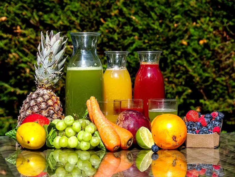 le marché des jus de fruits