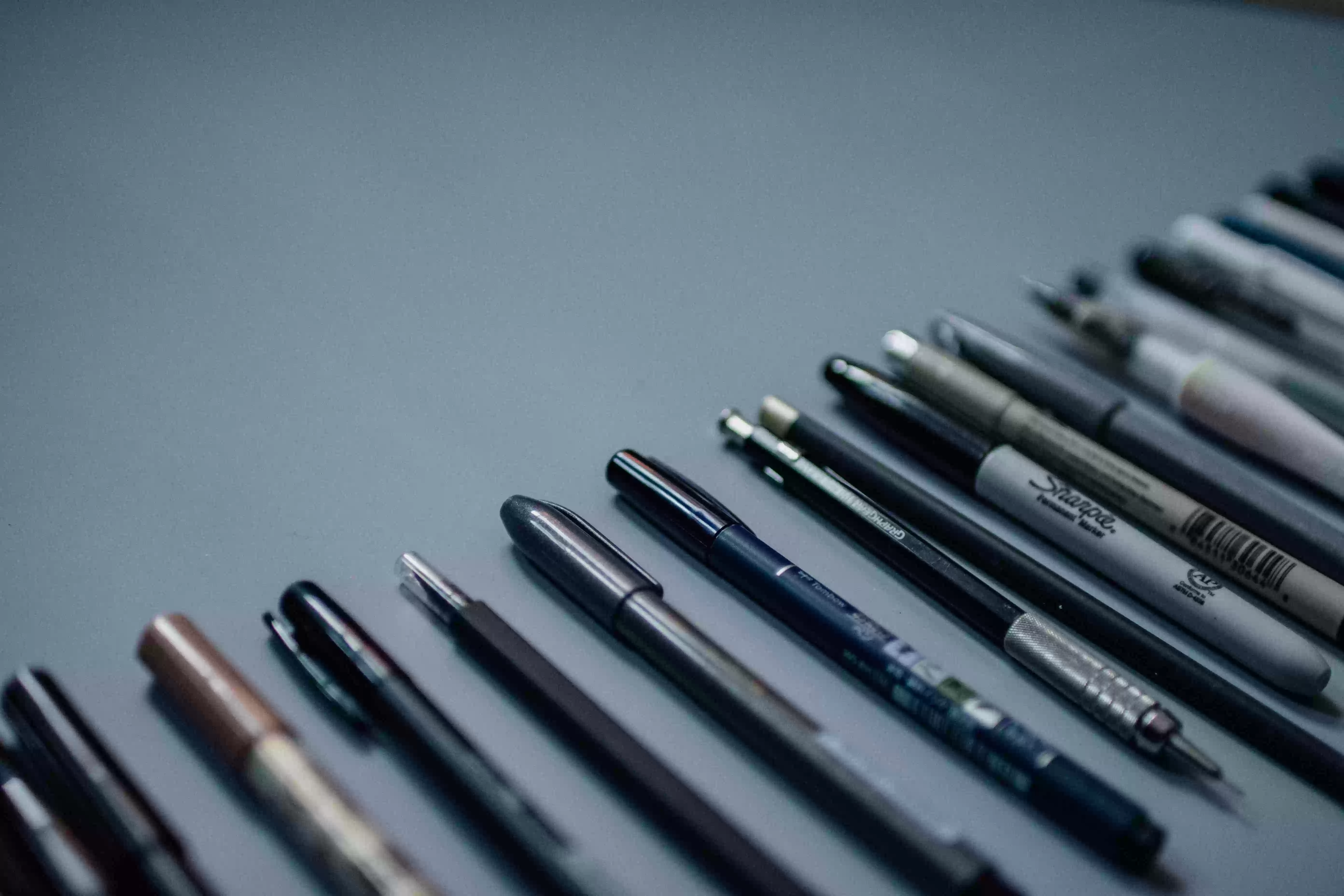 Le marché des stylos